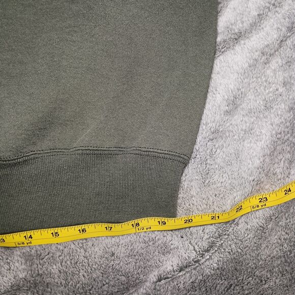 Vintage 90s BLANK RUSSELL ATHLETIC Crewneck Sweatshirt X-Large Green Made In Usa - Picture 9 of 16